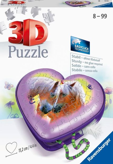 Bild von Ravensburger 11171 Puzzle: Herz Pferde'20 54 Teile
