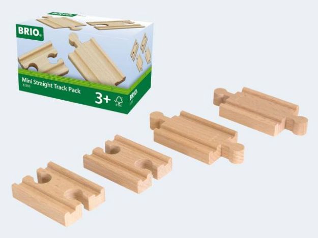Bild von BRIO 4 Ausgleichsschienen 1/4 Ausgleichsschienen - 33393