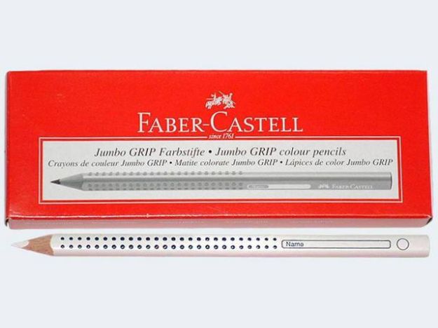 Bild von Farbstift Jumbo Grip Heft+Tafel weiss - Eine Verkaufseinheit = 12 Stück - 110801