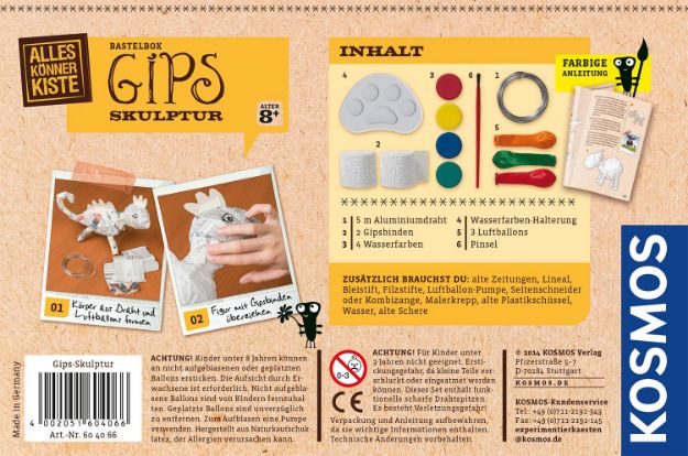 Bild von Gips Skulptur Bastelbox - 604066