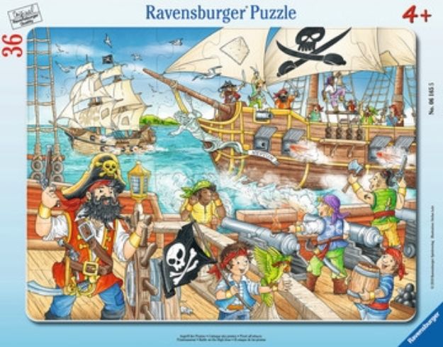Bild von Rahmenpuzzle 36T Angriff der Piraten 4+ - 6165