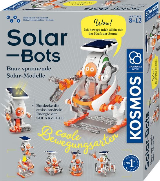 Bild von Solar-Bots Roboter mit Solarantrieb 8+
