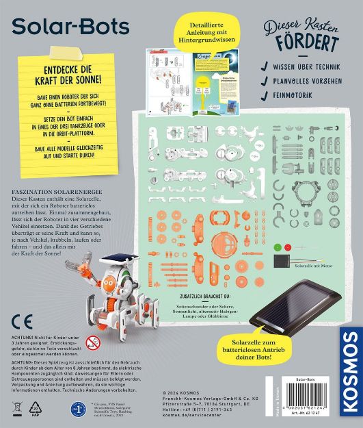 Bild von Solar-Bots Roboter mit Solarantrieb 8+