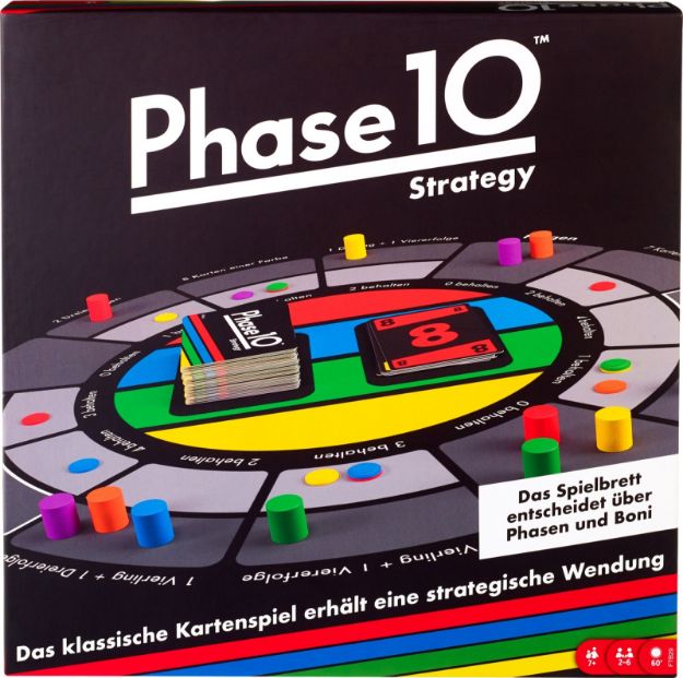Bild von Mattel FTB29 Phase 10 Brettspiel