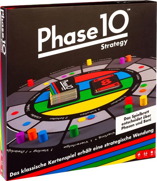 Bild von Mattel FTB29 Phase 10 Brettspiel