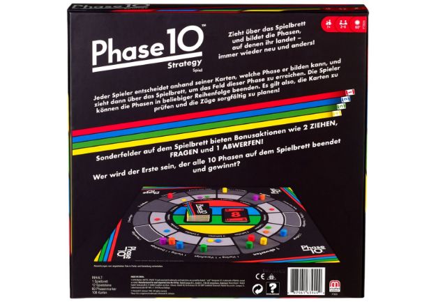 Bild von Mattel FTB29 Phase 10 Brettspiel