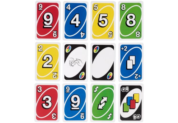 Bild von Mattel W2087 UNO (Kartenspiel), 2-10 Spieler, ca. 30-60 min, ab 7 Jahre