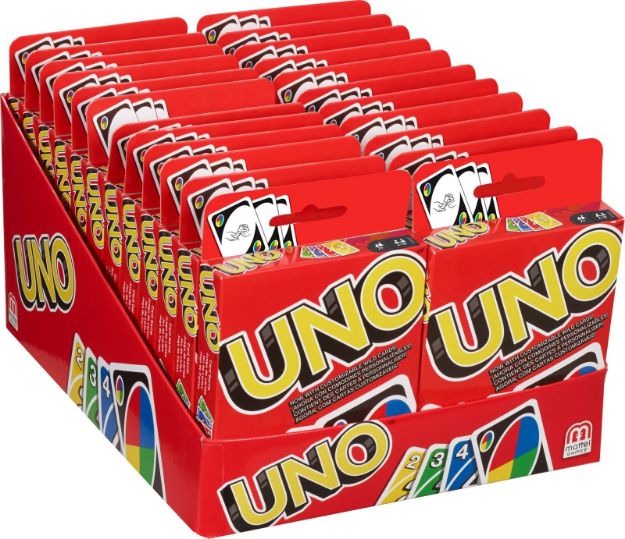 Bild von Mattel W2087 UNO (Kartenspiel), 2-10 Spieler, ca. 30-60 min, ab 7 Jahre