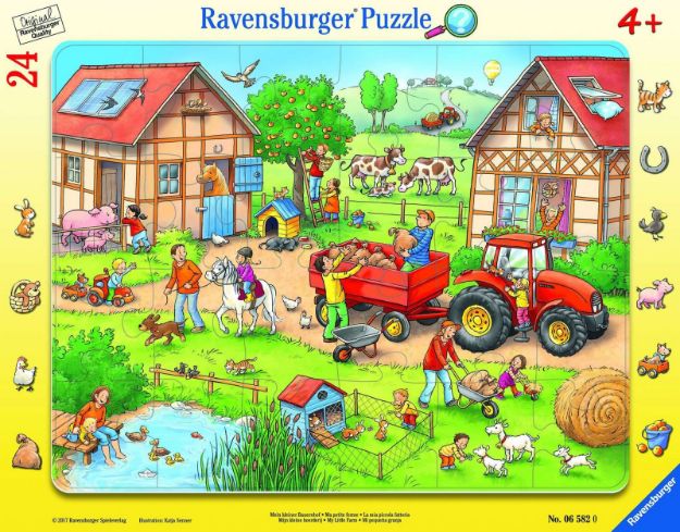Bild von Ravensburger 06582 Rahmenpuzzle Mein kleiner Bauernhof 24 Teile