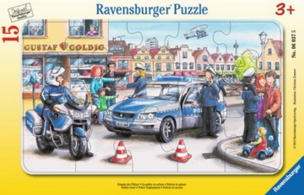 Bild von Rahmenpuzzle 15T Einsatz der Polizei - 06037