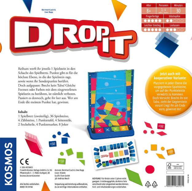 Bild von Drop it Geschicklichkeit & Taktik 8+ 1-4 Spieler
