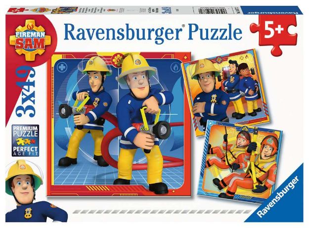 Bild von Ravensburger 05077 Puzzle Unser Held Sam 3 x 49 Teile