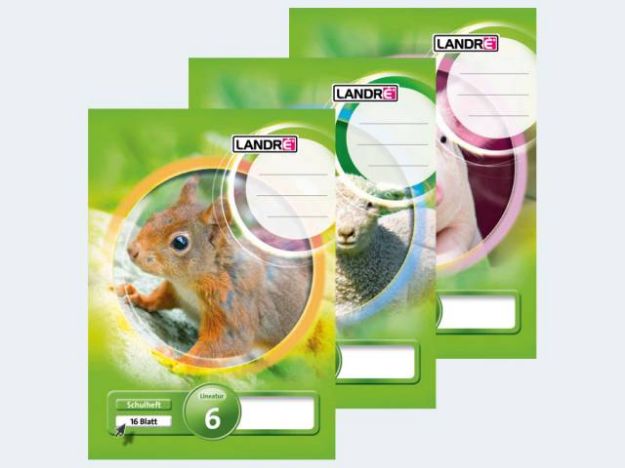 Bild von Heft A5/16 Lin6 blanco Landre - Eine Verkaufseinheit = 10 Stück - 100050072