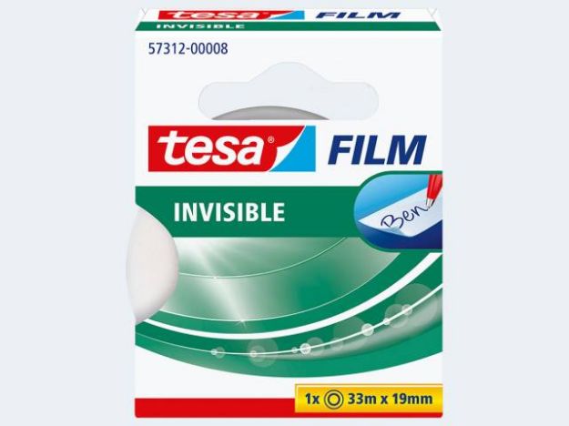 Bild von Tesa Film 33m/19mm matt unsichtbar beschriftbar - Eine Verkaufseinheit = 10 Stück - 57312-8-1