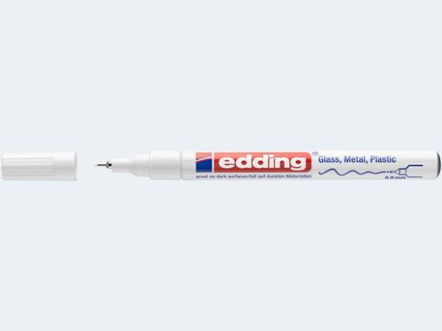 Bild von Edding 780 Lackmarker weiß 0,8mm Kunsstoffspitze - 04780049
