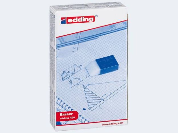 Bild von Radierer Edding R20 für Bleiradierungen - Eine Verkaufseinheit = 20 Stück - 04R20000