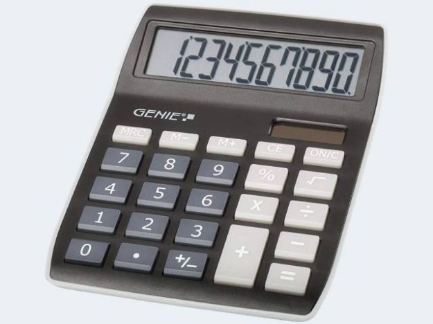 Bild von Tischrechner 840DR schwarz 10-stellig - 12258