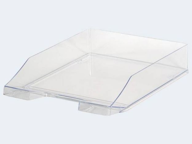 Bild von Briefkorb 61014 klarglas stapelbar - 1026-X-23