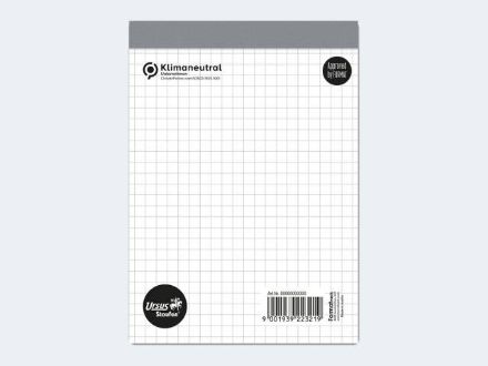 Zeige Details für Notizblock A6/50 kariert 5mm ohne Deckblatt 70g - Eine Verkaufseinheit = 10 Stück - 608454 20 Bild von Notizblock A6/50 kariert 5mm ohne Deckblatt 70g - Eine Verkaufseinheit = 10 Stück - 608454 20