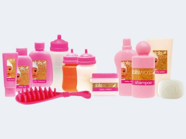 Bild von Dolls World Puppen-Spielset DeLuxe 20 Teile - 520-08850