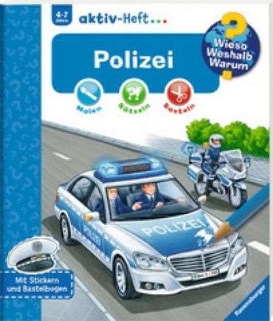 Bild von Aktiv-Heft WWW Polizei 4-7J 20S Malen/Basteln - 32686-0