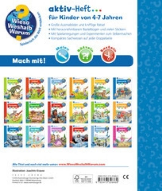 Bild von Aktiv-Heft WWW Polizei 4-7J 20S Malen/Basteln - 32686-0