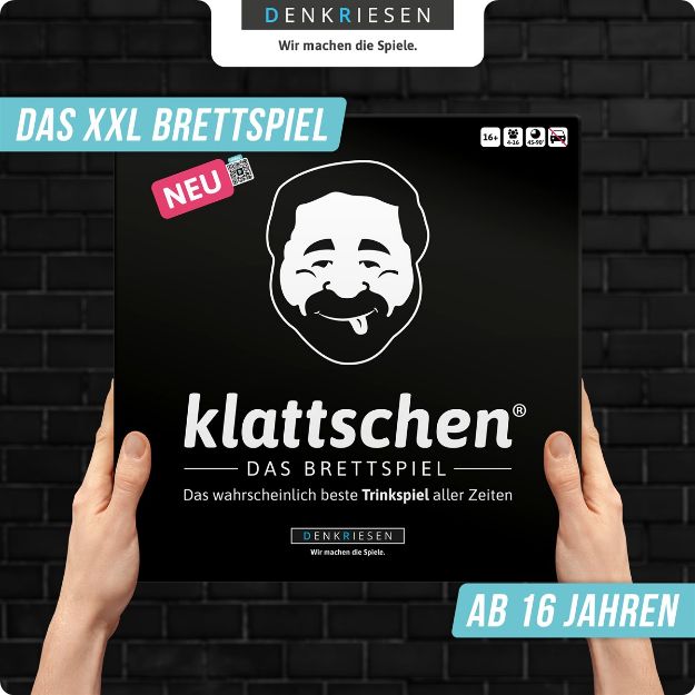 Bild von klattschen® - Trinkspiel - DAS BRETTSPIEL "Das wahrscheinlich beste Trinkspiel aller Zeiten" - KL2000