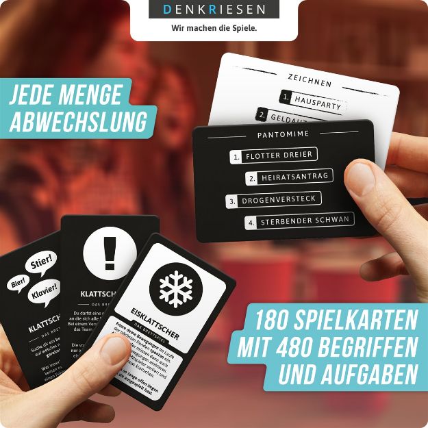 Bild von klattschen® - Trinkspiel - DAS BRETTSPIEL "Das wahrscheinlich beste Trinkspiel aller Zeiten" - KL2000