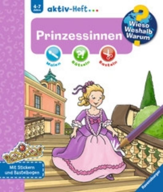 Bild von Aktiv-Heft WWW Prinzessin 4-7J 20S Malen/Basteln - 32668-6