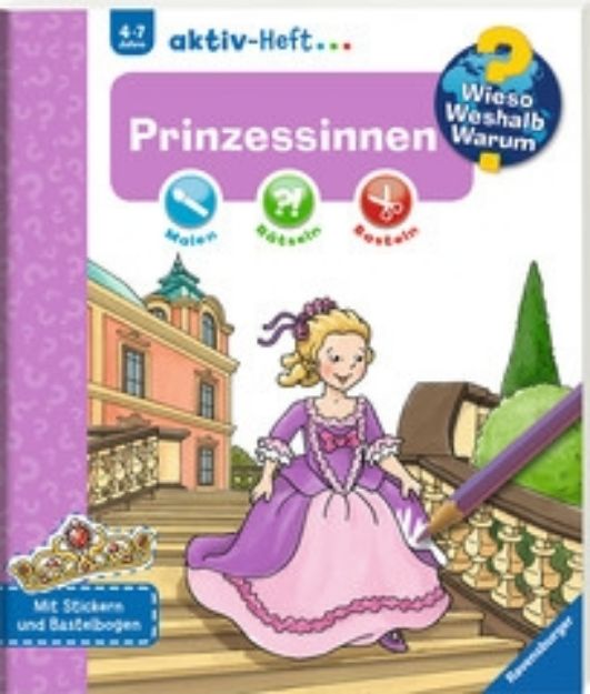 Bild von Aktiv-Heft WWW Prinzessin 4-7J 20S Malen/Basteln - 32668-6