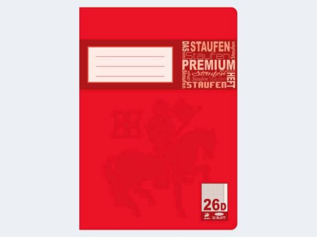 Bild von Heft A4/32 Lin26D kariert mR Premium - Eine Verkaufseinheit = 20 Stück - 10626