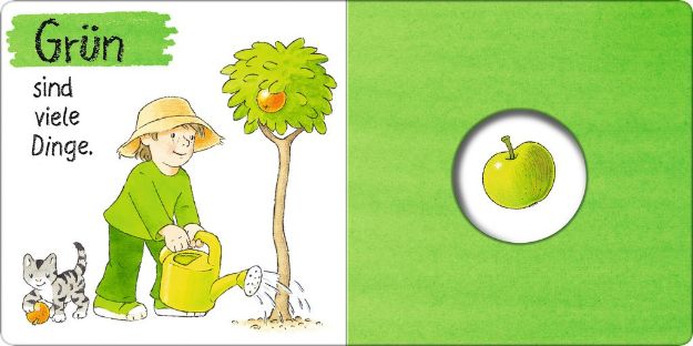 Bild von Farben Gucklochbuch 9M 18S 13x13cm Pappe - 43547-0