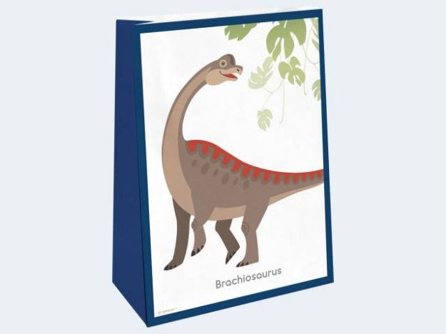Bild von 4 Papiertüten Dinosaurier - 9903978