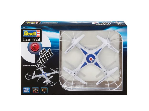 Bild von RC Quadrocopter GO Stunt 4-Kanal 31cm Licht - 23842