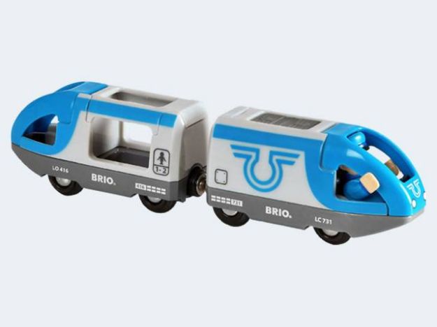 Bild von BRIO Reisezug blau 2tlg elektrisch - 33506