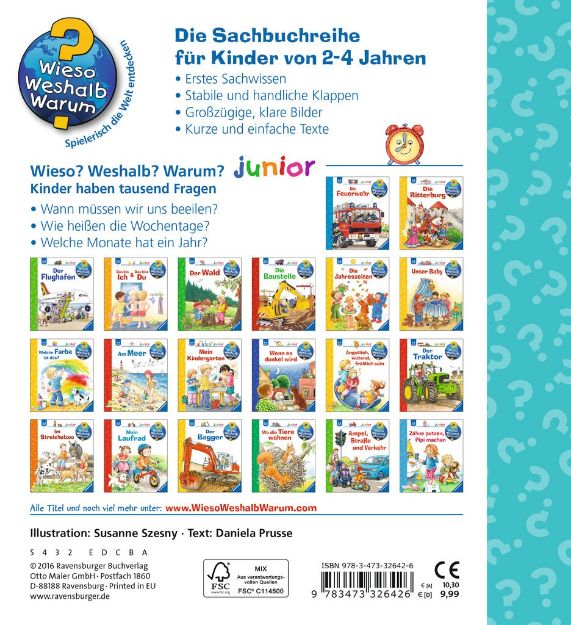 Bild von Ravensburger 32642 Wieso? Weshalb? Warum? junior: Heute, morgen, jetzt und gleich (Band 56) - 32642-6