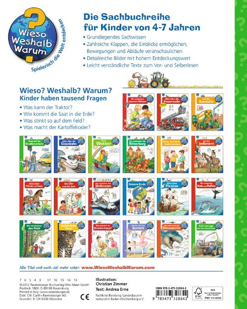 Bild von Ravensburger 32864 Wieso? Weshalb? Warum? 57: Fahrzeuge auf dem Bauernhof