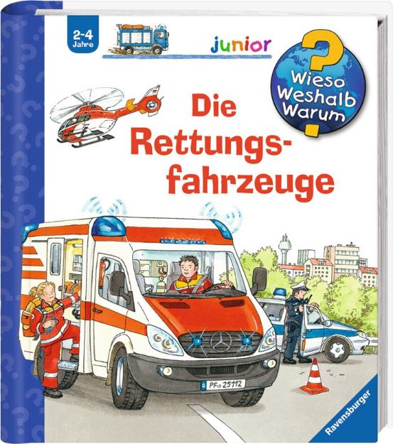 Bild von Ravensburger 32890 Wieso? Weshalb? Warum? junior Band 23: Rettungsfahrzeuge