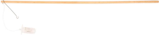 Bild von Laternenstab elektrisch Holz / Plastik Länge 50 cm - 6611648