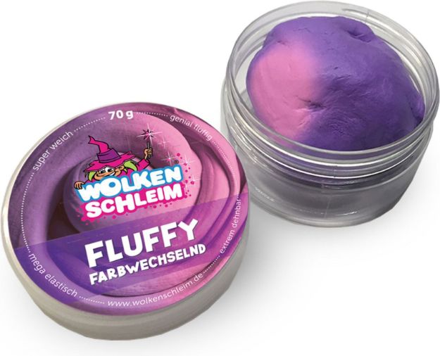 Bild von Wolkenschleim® Fluffy farbwechselnd 70g - Eine Verkaufseinheit = 12 Stück - 20846