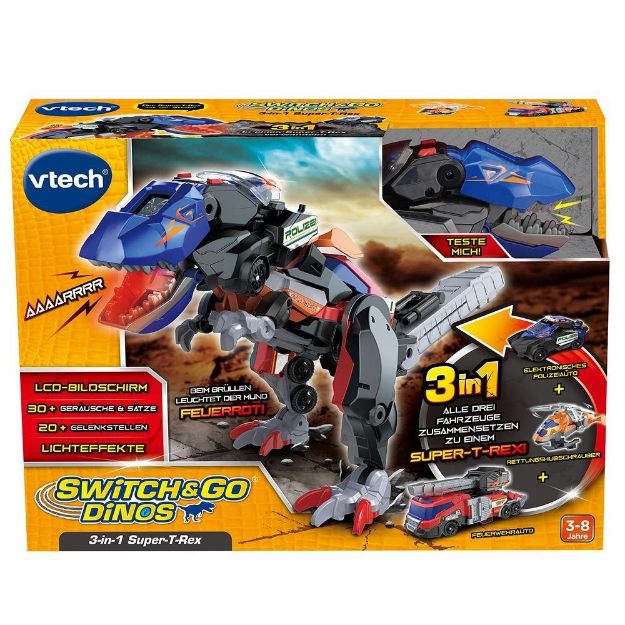 Bild von Switch & Go Dinos - 3-in-1 Super-T-Rex - 80-549504