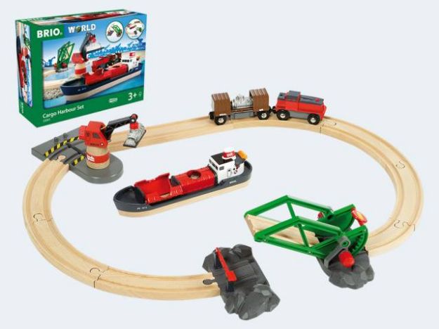 Bild von BRIO Container Hafen Set - 33061