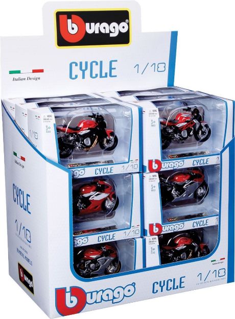 Bild von BBURAGO HK -1:18 Motorrad - Pro Bestellung wird eine von mehreren Varianten nach dem Zufallsprinzip versendet! - 18-51030