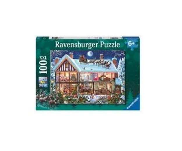 Bild von Puzzle 100T XXL Weihnachten zu Hause - 12996