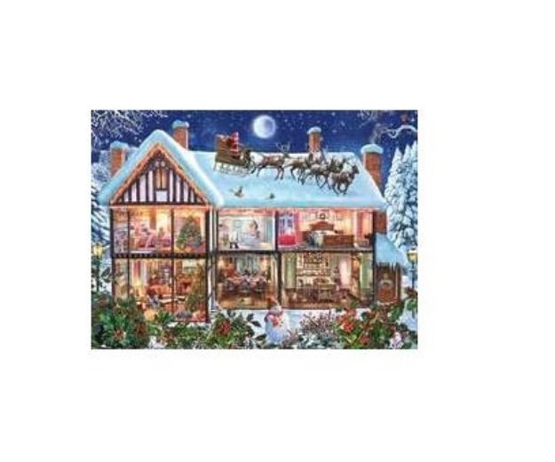 Bild von Puzzle 100T XXL Weihnachten zu Hause - 12996