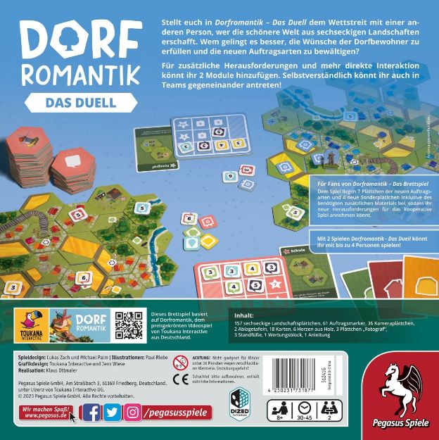 Bild von Dorfromantik Das Duell Brettspiel 8+