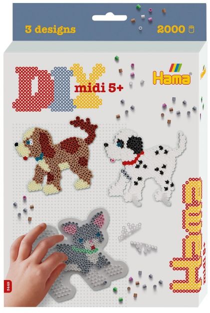 Bild von Hama® Bügelperlen kleine Geschenkpackung Hund und Katze - 3449