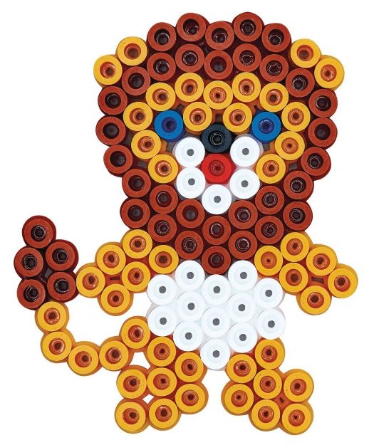 Bild von Hama® Bügelperlen Box mit Perlen und Stiftplatten MAXI Wilde Tiere - 8751