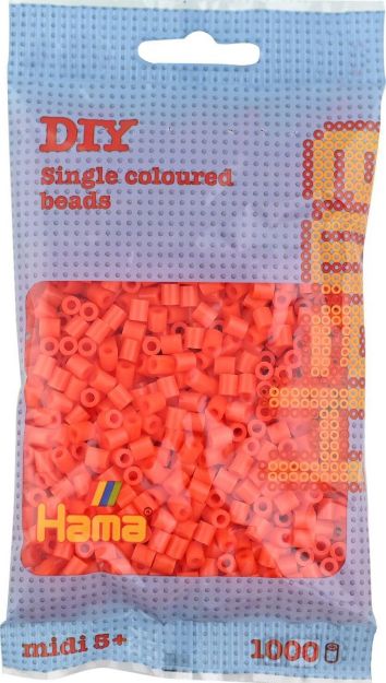 Bild von Hama® Bügelperlen Perlen, orange, 1.000 Stück - 207-04