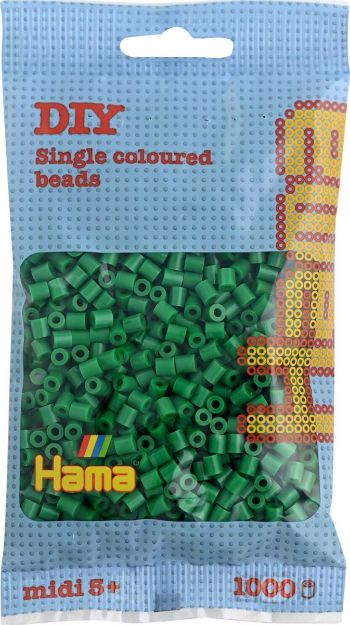 Bild von Hama® Bügelperlen Perlen, grün 1.000 Stück - 207-10